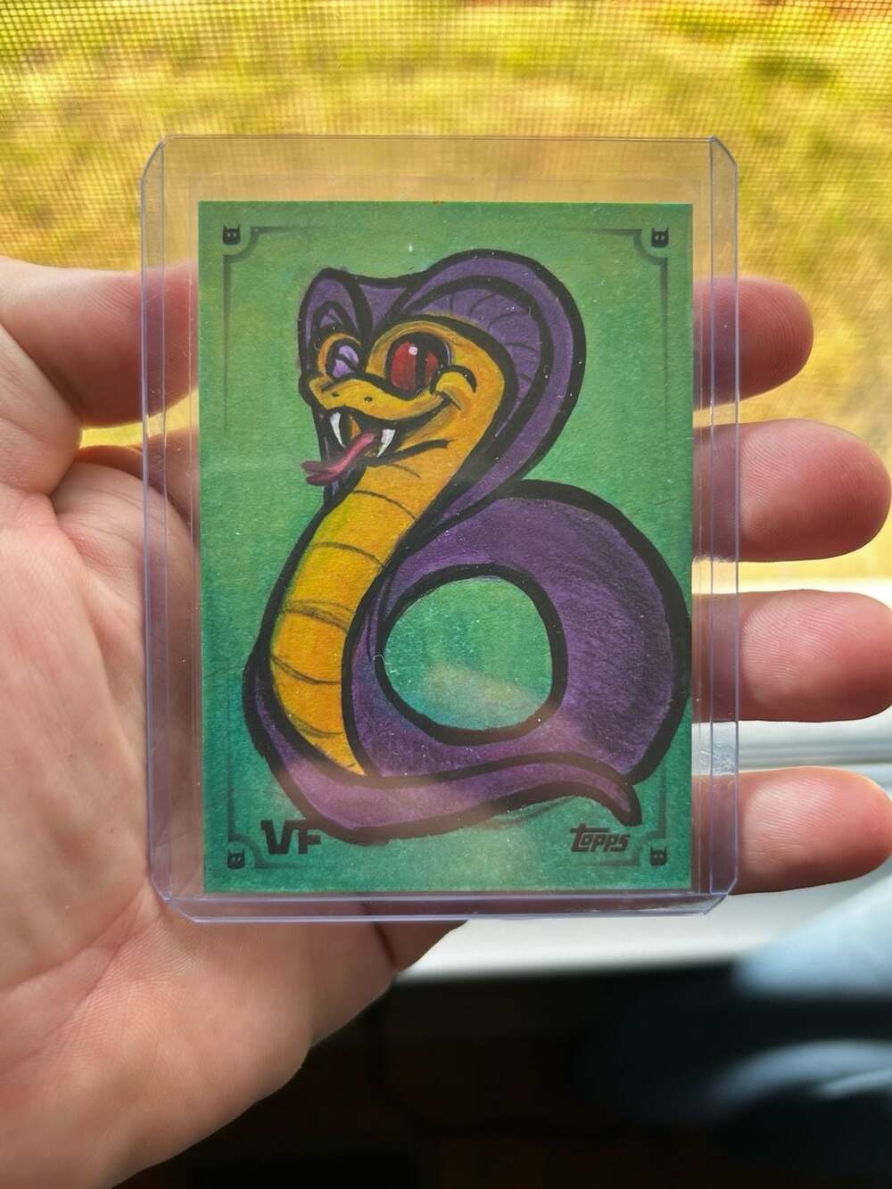 🔥Ultra Rare 1-of-1 2026 VeeFriends Confident Cobra Artist Sketch Card Auto🔥